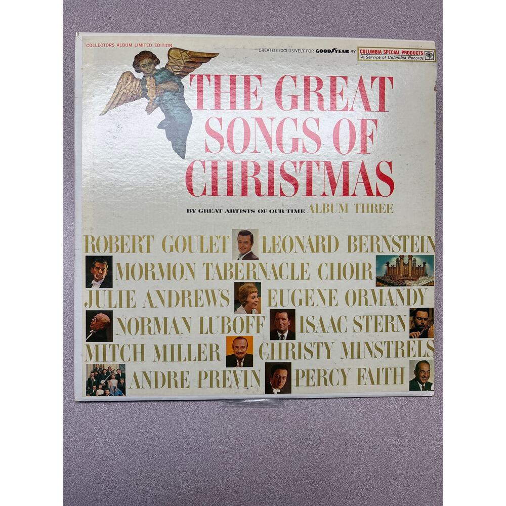 Vintage 1963 Goodyear Great Songs of Christmas Album Three